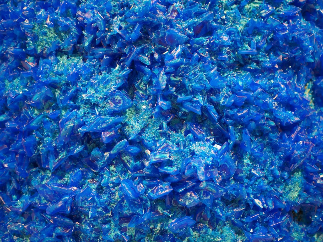 Plastic shards background